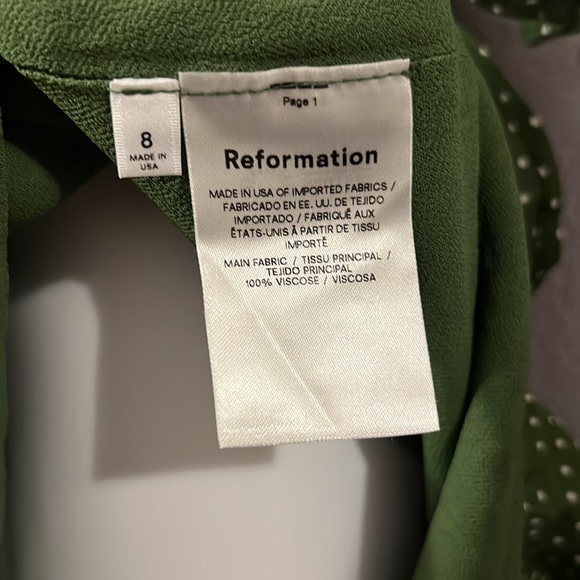 Reformation size 8 mini dress - Picture 7 of 14